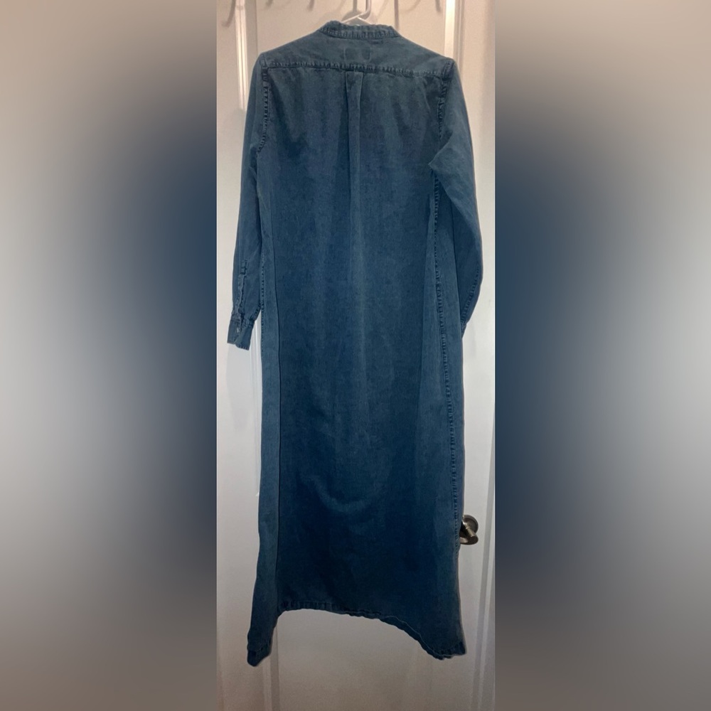 Nili Lotan Jasper Denim women’s shirt Maxi Dress - Picture 4 of 6